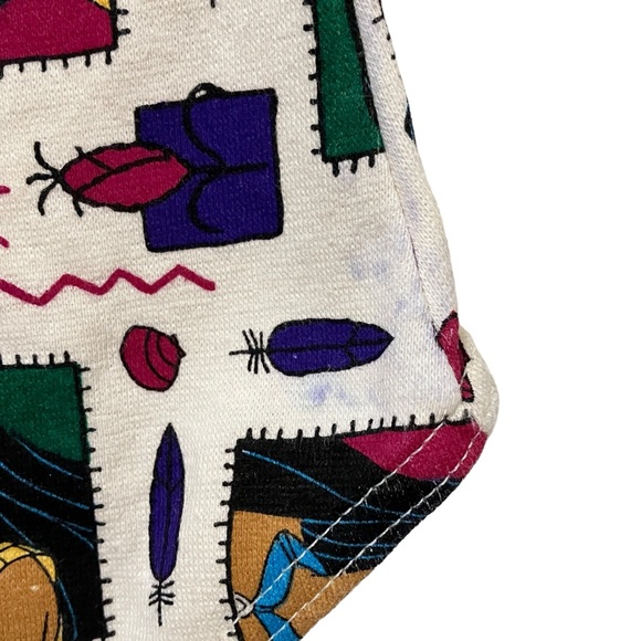 Vintage 90's Disney Pocahontas All Over Print Bodysuit - Picture 10 of 15